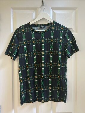 Fendi Snake FF T-Shirt Men Size XS